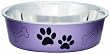 Loving Pets Metallic Bella Bowl Dog Bowl, Large, 2 Quarts, Grape