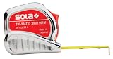 Eigenschaften Kayser GmbH (FO)  / SOLA-MESSWERKZEUGE GMBH & CO ING. GUIDO SCHEYER TM 5/ I Taschenrollbandmaß L.5m B.19mmTri-Matic gelb m.Stopptaste SOLA Genauigk.I