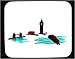 Mouse Pad with Tower of London, Great Britain, cultural, Britain, England, English, bus, river, geography, London Bridge, tower, architecture, bridge, doubledecker, Thames River, culture