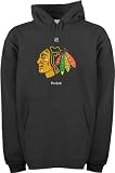 Chicago Blackhawks -Black- Primary Logo Hooded Sweatshirt