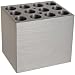 Benchmark Scientific BSW15 Aluminum Dry Bath Heating Block for Digital Dry Bath Incubator, 12 x 15mL Centrifuge Tubes Capacity