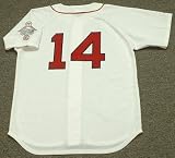 JIM RICE Boston Red Sox 1987 Majestic Throwback Home Baseball Jersey, XL
