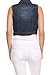 WHITE APPAREL Women's Denim Vest (Basic, Destroyed, Cropped - Various)