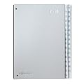 Pagna 24329-14 Pultordner 32-teilig Color-Einband, dehnbarer Leinenr�cken 3 Schaul�cher, Tabe 1-31, silber