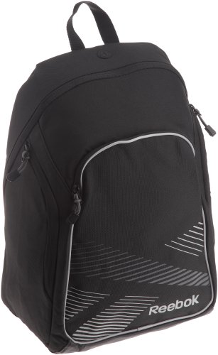 Reebok 4pkt Backpack B, Sac &agrave; dos mixte adulte - Noir/Gravier, Synth&eacute;tique