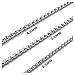 4.5mm KONOV 14-40 inch Stainless Steel Chain Mens Necklace, Silver, 4.5mm
