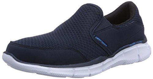 Skechers Sport Men s Equalizer Persistent Slip-On Sneaker, Navy, 10 M US