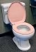 EZ Close Solid Plastic Elongated Toilet Seat - Venetian Pink