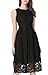 VELLASR Womens Fashion Sleeveless Lace Fit Flare Elegant Cocktail Party Dress