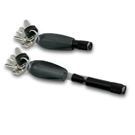 Tool Logic ML2 Magnetic Hands-Free, Detachable LED Flashlight With Translucent Sleeve and Key ring, Black