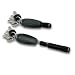 Tool Logic ML2 Magnetic Hands-Free, Detachable LED Flashlight With Translucent Sleeve and Key ring, Black