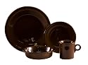 Fiesta 4-Piece Dinnerware Place Setting, Chocolate
