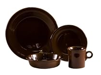 Fiesta 4-Piece Dinnerware Place Setting, Chocolate