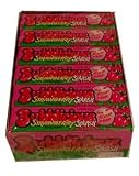 Cadbury Adams, Bubblicious Strawberry Splash - 5 Sticks Each X 18 Packs