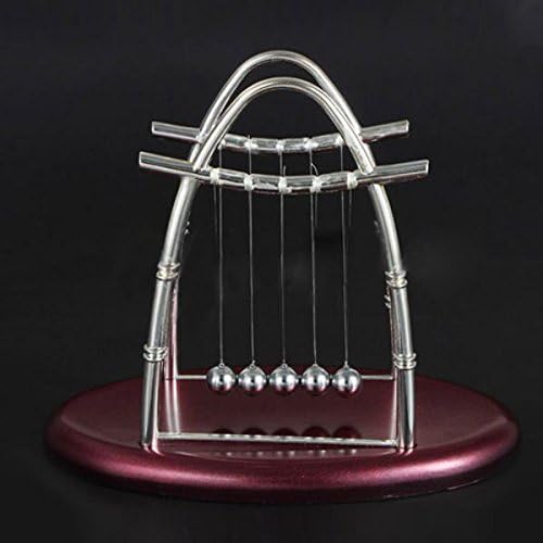 Arc-shaped Newton's Cradle Balance Ball Science Puzzle Fun Desk Toy