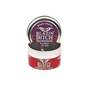 Blazin Bitch Pheromone Candle Black Cherry 4 Ounce