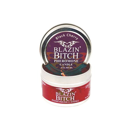 Blazin Bitch Pheromone Candle Black Cherry 4 Ounce