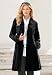 Roamans Plus Size Single Breasted Trench Coat (BLACK,18 W)