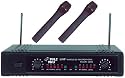 PylePro PDWM2600 Dual UHF Wireless Microphone System