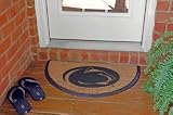 PENN STATE NITTANY LIONS Team Logo Half Moon Coir Fiber DOOR MAT (29.5 x 17.5) by Memory Company