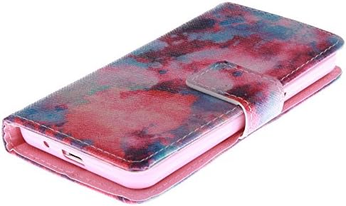 Wiko Highway Case Wiko Highway Flip Kickstand Case,MOUSE Monster Stylish Beautiful Red Milky Way Sky Design Premium Pu Leather [Stand Feature] Flip Kickstand Case Cover for Wiko Highway