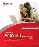 Trend Micro AntiVirus plus TrendMicro Antispyware 2008 3-User License