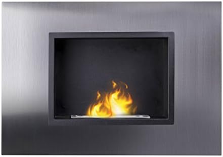 Dazzle Blenden Wall Mounted Bio Ethanol Fireplace