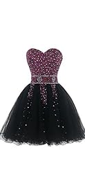 A-line Strapless Organza Vintage  Fitted Short Evening Dress/Homecoming Dress/Prom Dress/Wedding Party Dress  With Rhinestones