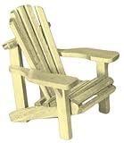 IMAGE OF Adirondack Chair Miniature Replica, White (Made of Wood) 4