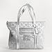 Coach Poppy Op Art Lurex Glam Signature C Tote Handbag Style 14575