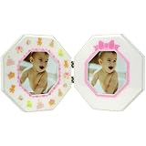 Elegant Baby Double Octagon Frame - Pink
