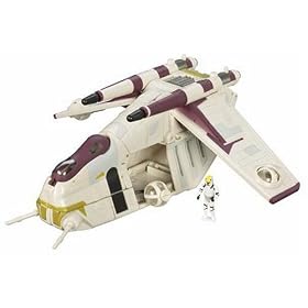 Star Wars Transformers - Clone Pilot Republic Gunship