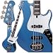 Lakland Skyline serie Darryl Jones firma Modelo 4 String Bass Lake Placid azul, palo de rosa diapasón