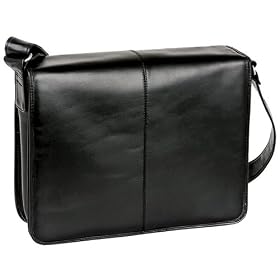 McKleinUSA Sheffield 84795 R Series Leather Messenger Bag (Black)