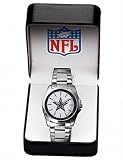 NFL Dallas Cowboys Watch Quartz Timepiece Silvertone One Size