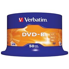 Verbatim DVD-R 16x Speed 50er Spindel DVD-Rohlinge