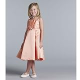 Us Angels Toddler Girl Coral Satin Flower Girl Easter Pageant Dress 3T