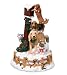Dogs Sending Christmas Cards Music Box