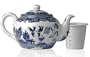 HIC Blue Willow 16-Ounce Teapot with Infuser