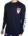 FDNY Long Sleeve Officially Licensed Keep Back 200 Feet T-Shirt Navy