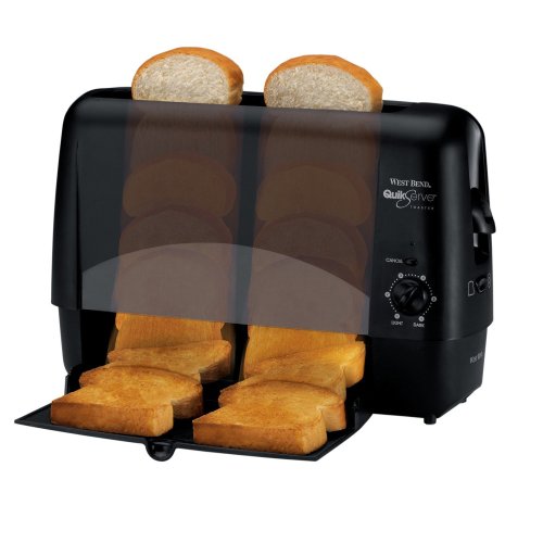 West Bend 78224 Quik Serve Toaster Black