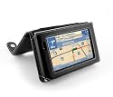Tuff-Luv Classic Leather Case Cover and Stand for Navman S100, S200 and S300 T - Black