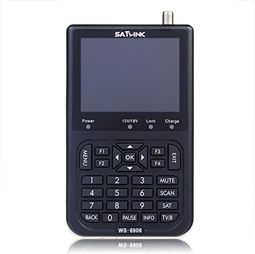 Professional SATLINK WS-6906 DVB-S FTA Digital Satellite Finder Meter,Country & Are: N&S America