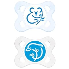 MAM 547911 - Relax Silikon 0-6, Schnuller, f�r Jungen, Doppelpack, farblich sortiert - BPA frei