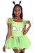 Invader Zim Gir Green Glitter Costume