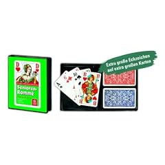 Spielkartenfabrik Altenburger 6681 - Romm� Senioren, Folienetui, extra gro�e Karten