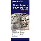 Rand Mcnally North Dakota South Dakota State Map by 