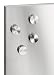 Kitchen & Housewares : Magnetic board anti-scratch magnets - brushed stainless steel