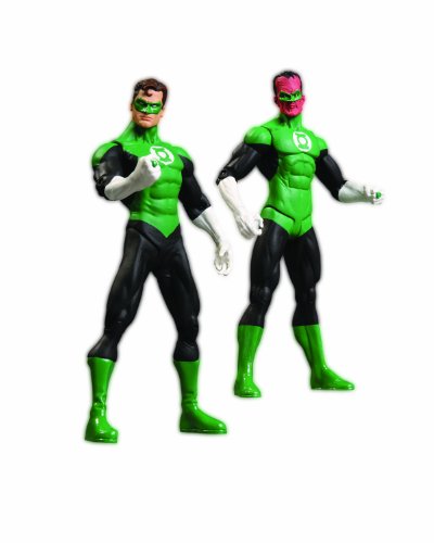 Dc direct green lantern rebirth action figure collector set