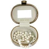Pearl Necklace Freshwater Potato White Necklace 9.5-10.0mm 17" and Stud Earring 9.5-10.0 mm Gift Set in Jewelry Box Gift Set By Bucasi